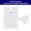 TENS Unit Replacement Pads, NURSAL Reusable TENS Electrode Pads 2x2