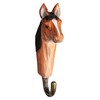 your castle 3 Wall Hooks Wooden Coat Hooks Farmyard Horse,