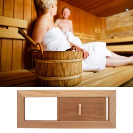 Solid Cedar Sauna Vent Panel Air Wooden Adjustable Room Ventilation for Sauna Room and Swimming Pool