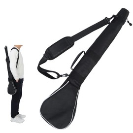 Golf Club Case, Lightweight, Back, Club Case, Caddy Bag, Ultra Lightweight, Club Holder, For Practice, Men's, Women's, Shoulder Belt, Storage Holder, Compact Carrier, Hook Included, Portable
