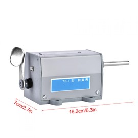 Mechanical 5 Digit Counter, Rotation Table Display, Resettable Rotation Speed Punch Counter, Countdown Counter with Manual Reset