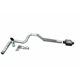 XsvFLO Exhaust Kits - Shopline Single exhaust system 3in AL pipe flowsound 3.Chrome Slash Cut Weld on Tip