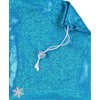 Snowflake Designs Sparkle Gymnastics Grip Bag - Turquoise