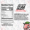 Sour Strips Sour Candy Belts, Pink Lemonade, Resealable Candy Bags,