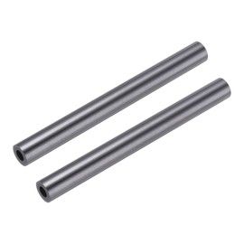 MECCANIXITY 2pcs Graphite Tube Graphite Stir Rod Stick Crucible Stir Stick 5mmx10mmx100mm for Stirring Liquid Metals,Melting,Casting