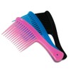3PCS Plastic Large Wide Tooth Comb, Salon Shampoo Comb Shower