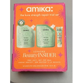Amika NIB Amika The Kure Strength Repair Trial Set 3 piece!