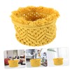 CAXUSD Nordic Style Cotton Rope Basket Versatile Storage for Cosmetics