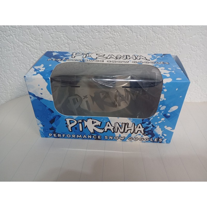 Piranha Performance Snow Goggles With Dual Lenses Anti Fog Coating,