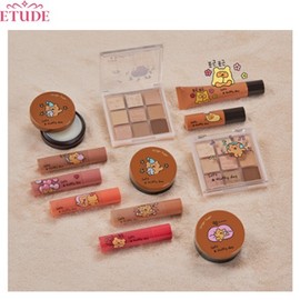 ETUDE BEARKKU Play Eyes & Sugar Lips Limited Set 5items [ETUDE X BEARKKU], Color 1#$%Color 2:03 Bare Peach-05 Rosy Berry