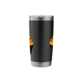 Candy Corn Cupcake Stainless Steel Insulated Tumbler
