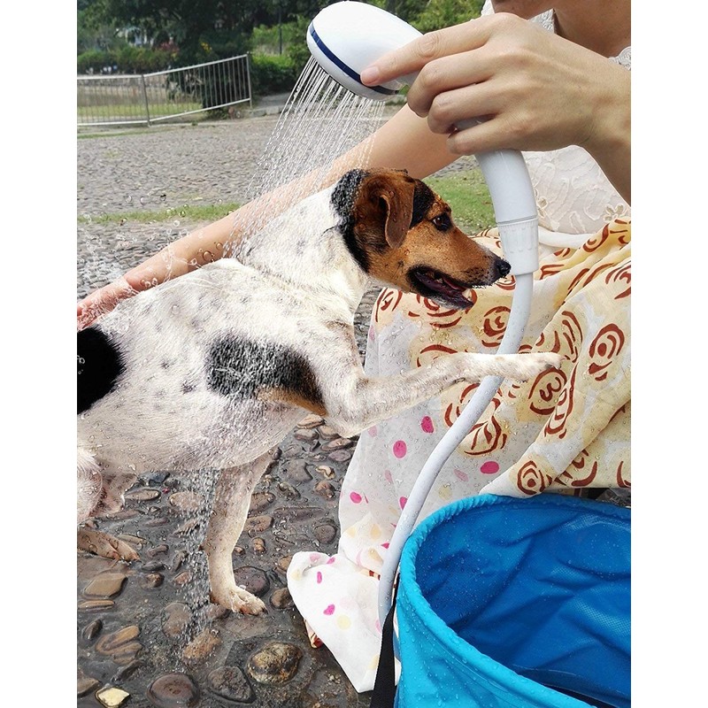 Laserbeak Camping Shower Portable Shower Outdoor Shower Handheld Electric Shower(Blue)