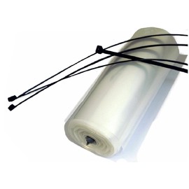 Temporary Rainwater Downpipe 20 Metre Kit for Gutter Outlets Storm Drainage
