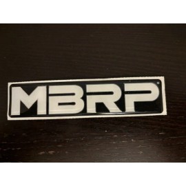 MBRP POWERSPORTS RAISED LETTERING STICKER RACING SCORE BAJA 1000 NORRA BITD