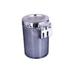 Juhon Cigar Ashtray with LED Light Container Smoke Cup Holder