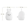 Rabbit Silicone Light Pat Night Light USB Rechargeable Light Kids