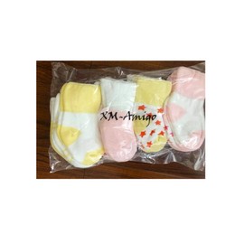 XM-Amigo 10 Pair Baby Warm Socks - Unisex Infant Turn Cuff Soft Socks, Elastic Newborn Socks (0-36 Months), Warm Cotton Terry Cloth Socks