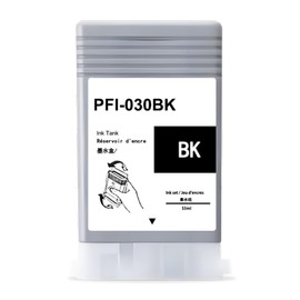 KSUMEI PFI-030 Ink Cartridge 55ml PFI-030BK Black Ink Tank Compatible with Canon imagePROGRAF TA-20 TA-30 Printer 1-Pack