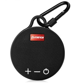 UrbanX Audience Series IPX7 Bluetooth Waterproof Speaker with Clip, 20H Playtime, Compact Speaker with Big Sound, Punchy Bass, Wireless for Redmi 7 & Beach, Pool, Boat, Biking Black 1 Pack
