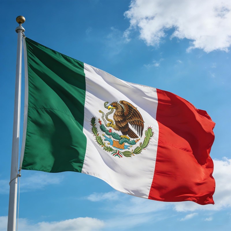 VELIFFCO Mexican Flag, Flag of Mexico 3x5 Ft - Polyester