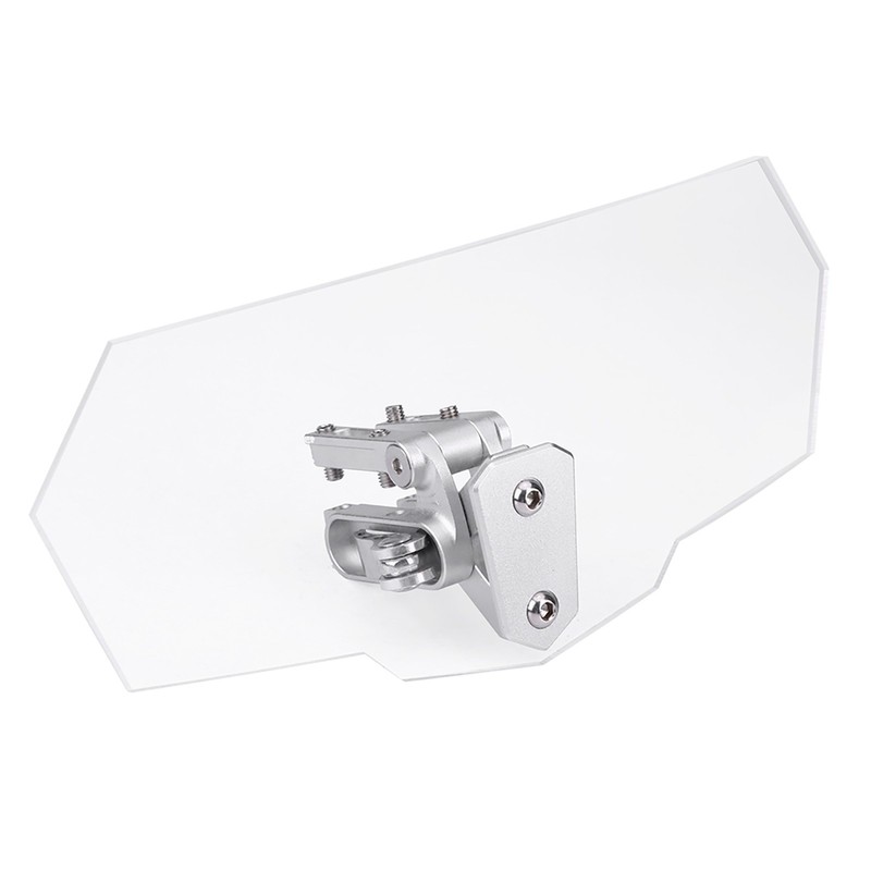 Motorcycle Universal Adjustable Windscreen Wind Deflector Windshield