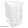 Oubonun Lazy Susan Organizers Set of 6, 10.2”x 9.4”x 4”