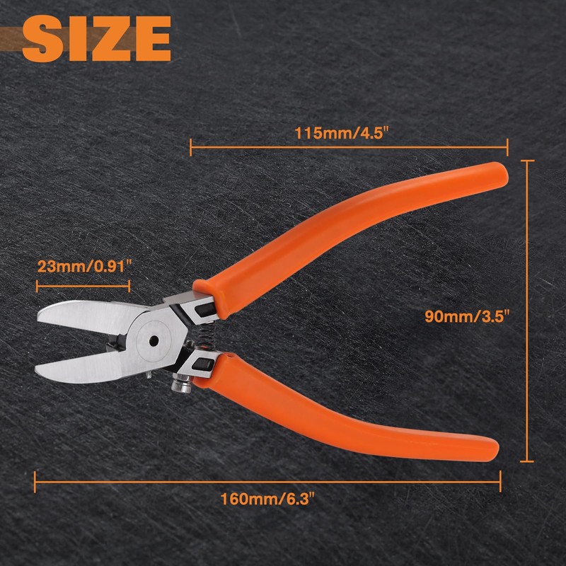 SPEEDWOX Wire Cutter 15 Angled Flush Cutters for Electronic Components