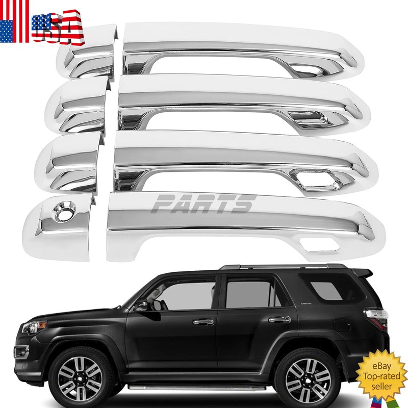 Replacement Parts for 8X for 2010-2020 Toyota 4Runner Chrome Smart