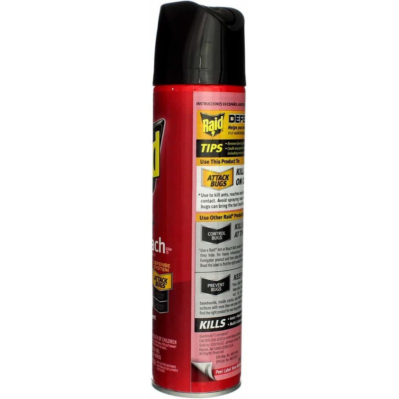 Raid Ant and Roach Kills on Contact No Lingering Chemical