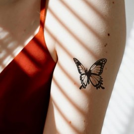 Butterfly Temporalis® Tattoo | Ephemeral, Vegan and Waterproof Tattoo - EU Certified Cosmetics - Lasts 15 days