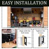 Hicarer 12 Pcs E Track Accessories Back Plate Set E