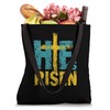 Easter HE IS RISEN Religious Tote Bag