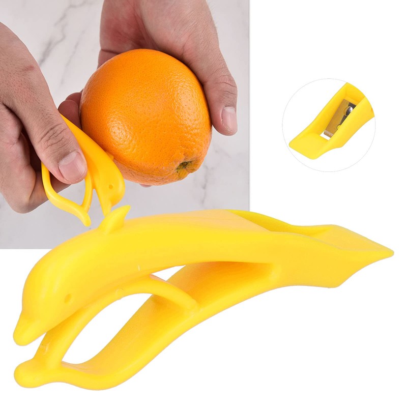 QANYEGN Peeler, Dolphin Shape Fruit Peeler, Manual Multifunctional Household Kitchen