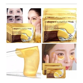 10 Sobres Ojos Colageno 24k Bolsas Ojeras Ojos Gold