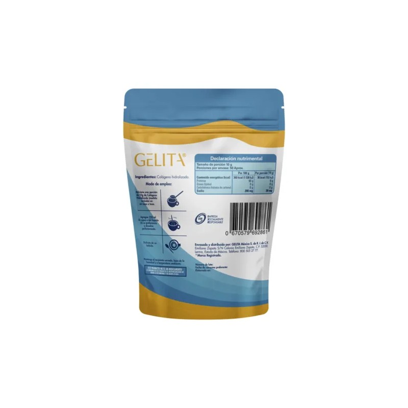 Colágeno Hidrolizado Gelita 500g