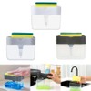 TopHomer Dish Soap Dispenser for Kitchen Sink, 2 in-1 Soap