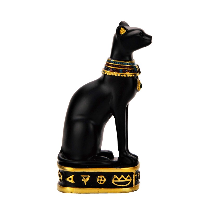 NileCart Egyptian Bastet Collectible Figurine Cat Goddess Statue - Made