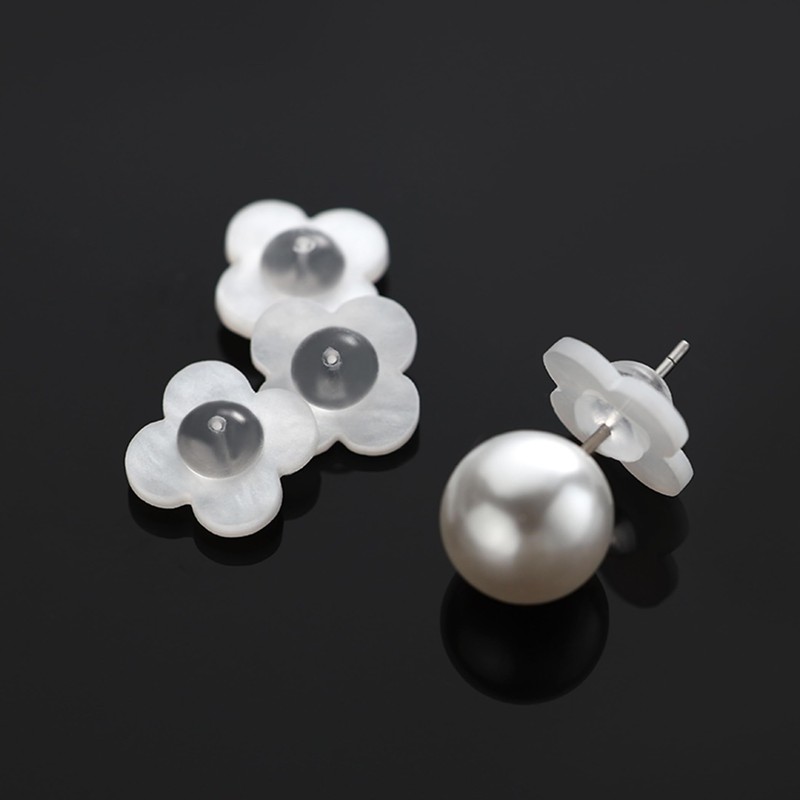Comfortable Earring Backs Support for Droopy Ears, Hypoallergenic Rubber Lifter,