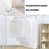 LeLehome See-Through Travel Garment Suit Clothes Covers Bags clothes Organizer