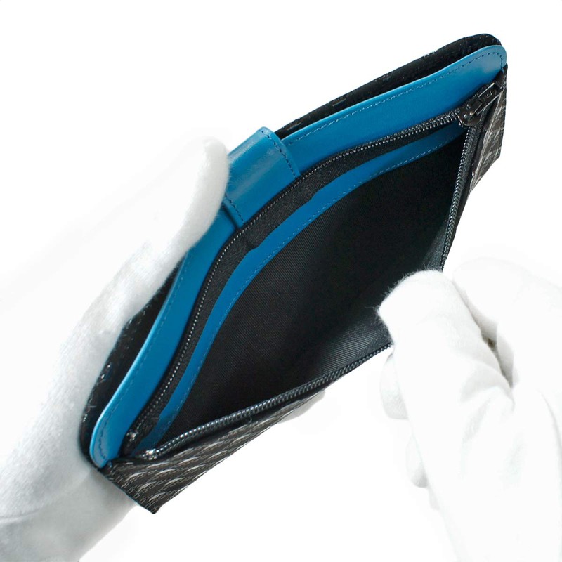 Indenya 2809-01 Long Wallet, Thin Deer Leather, Takane, Mt. Fuji