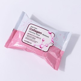 (10 pcs) Foodaholic Deep Clean Collagen Moisture Cleansing Tissues (30 sheets) / Portable Moist Deep Cleansing / (10개)푸드어홀릭 딥클린 콜라겐 모이스처 클렌징 티슈 30매 휴대용 촉촉한 딥클렌징