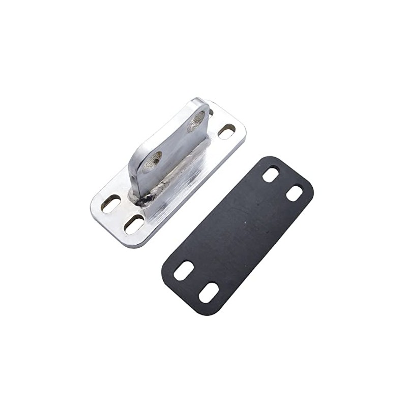 Peterbilt Exhaust Stack Cab Bracket Stainless Steel Lower Straight Flat