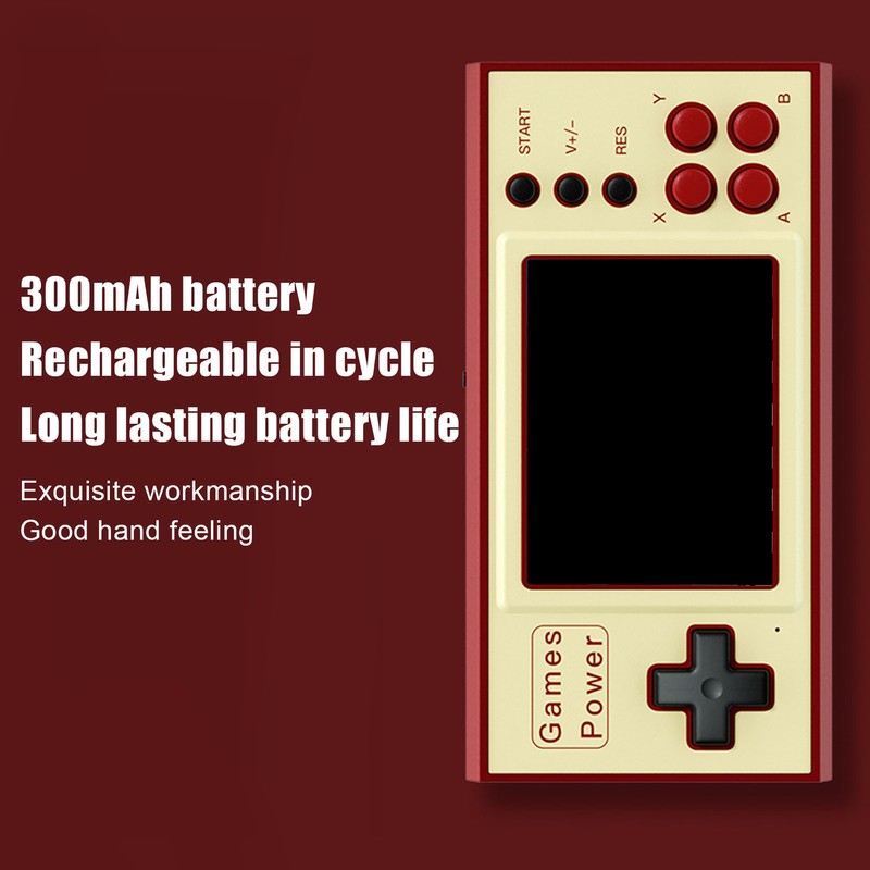 Handheld Game Console 2 Players Classic Retro Lightweight HD Output