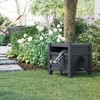 Suncast Garden Hose Hideaway Storage Reel Box, Cyberspace Grey –