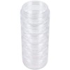 1 Column (6pcs) - Beauticom 5G/5ML Transparent Stackable Jars -