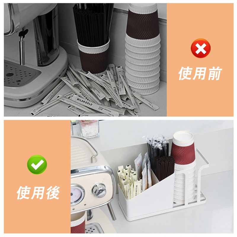 Paper Cup Holder, Cup Stand, Cup Dispenser, 4 Compartments, Cup,