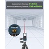 WELLRAY 500ft Laser Distance Meter Measurement Tool with Angle Sensor,LCD