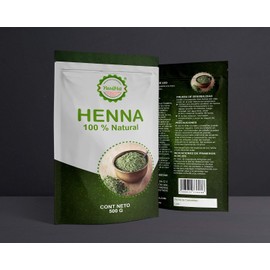 Henna en Polvo 500 Gramos 100% Natural