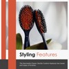 Spornette Classic Cushion Hair Brush, Boar & Ball-Tipped Nylon Bristles