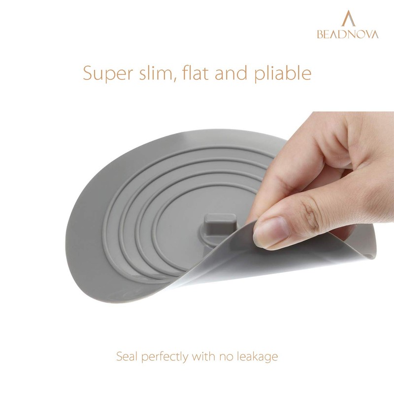 BEADNOVA Bathtub Water Stopper Tub Drain Plug Silicone Tub Universal